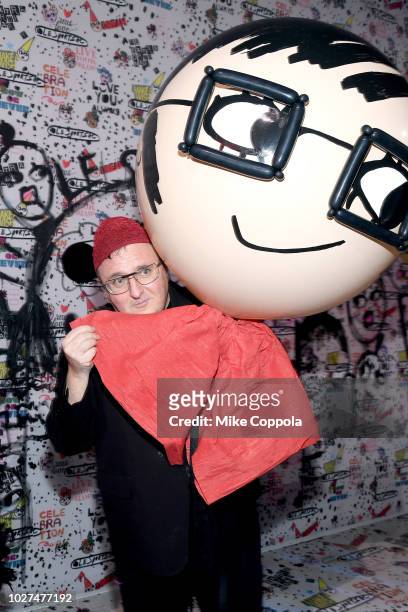 Alber Elbez attends the Alber Elbaz X LeSportsac New York Fashion Week Party at Gallery I at Spring Studios on September 5, 2018 in New York City.