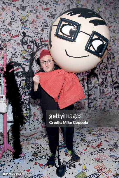 Alber Elbez attends the Alber Elbaz X LeSportsac New York Fashion Week Party at Gallery I at Spring Studios on September 5, 2018 in New York City.