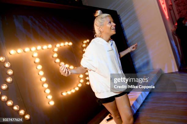 Victoria Brito attends the Alber Elbaz X LeSportsac New York Fashion Week Party at Gallery I at Spring Studios on September 5, 2018 in New York City.