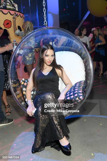 Guest attends the Alber Elbaz X LeSportsac New York Fashion Week Party at Gallery I at Spring Studios on September 5, 2018 in New York City.