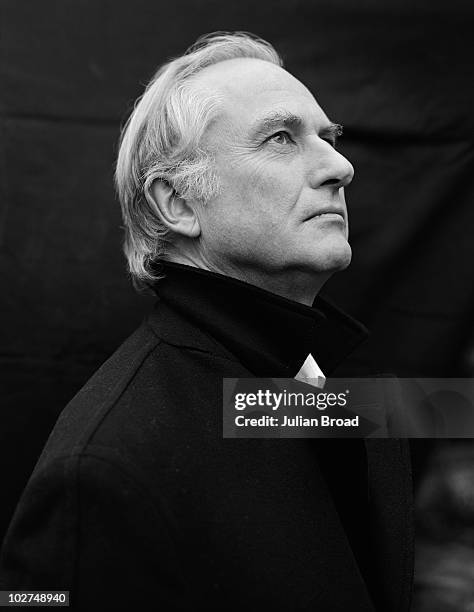 Ethologist and science writer Richard Dawkins poses for a portrait shoot in London, UK.