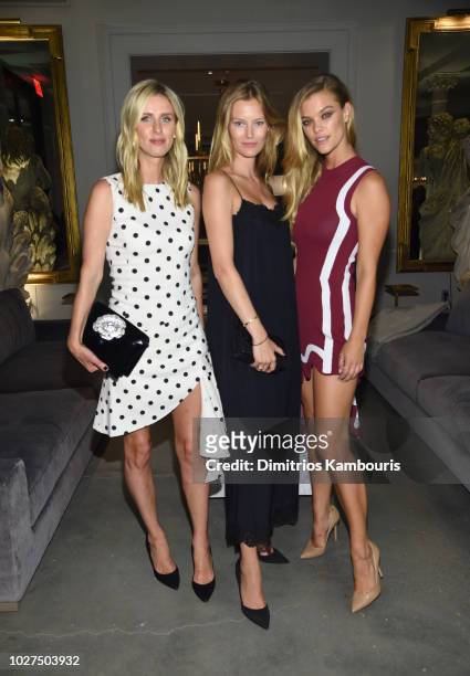 Nicky Hilton Rothschild, Charlott Guillermand and Nina Agdal attend as RH, Restoration Hardware celebrates the unveiling of RH New York at...