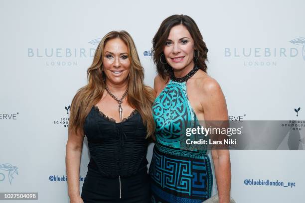 Barbara Kavovit and Luann de Lesseps attend the Bluebird London New York City launch party at Bluebird London on September 5, 2018 in New York City.