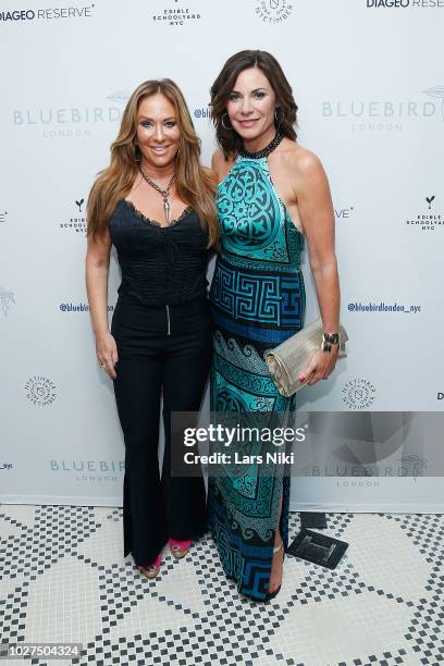 Barbara Kavovit and Luann de Lesseps attend the Bluebird London New York City launch party at Bluebird London on September 5, 2018 in New York City.