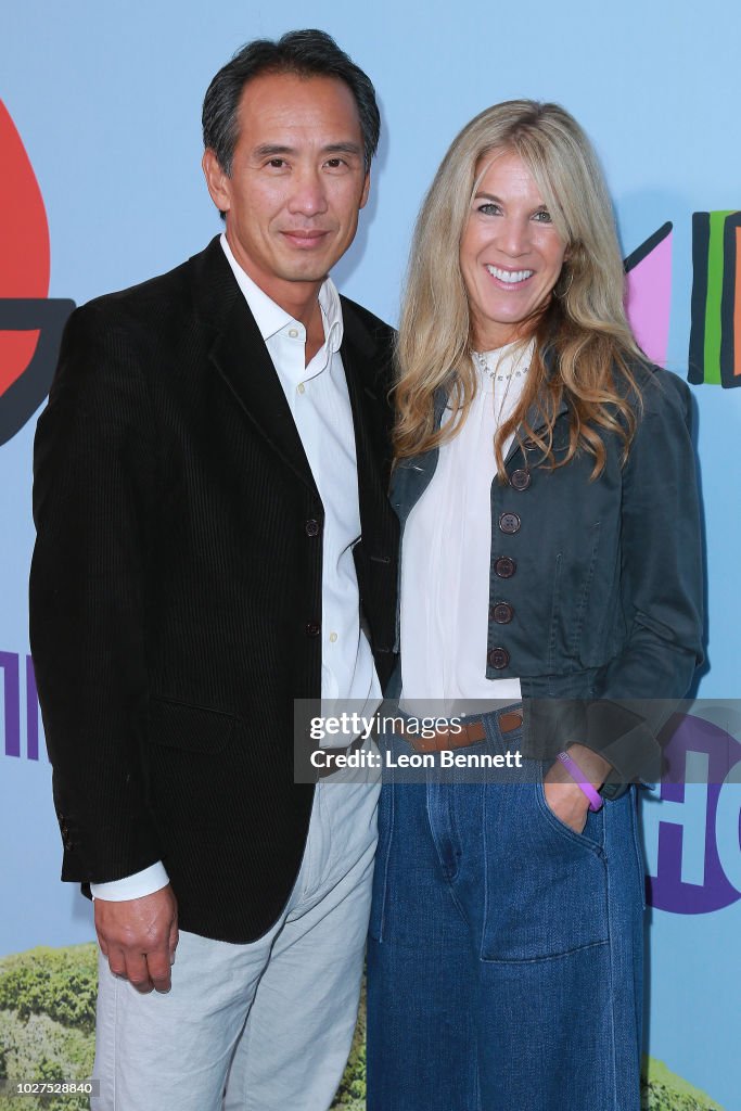 Actor Andrew Tinpo Lee and Jennifer Dormer Lee attends the premiere...  Photo d'actualité - Getty Images