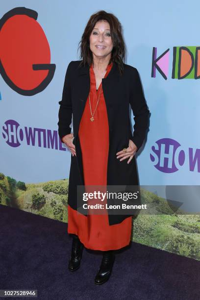 Actress Catherine Keener attends the Premiere Of Showtime's "Kidding" at The Cinerama Dome on September 5, 2018 in Los Angeles, California.