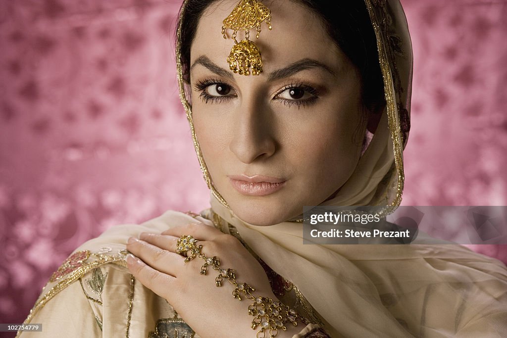 Middle Eastern Woman In Traditional Clothing High-Res Stock Photo ...