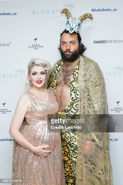 Anna Zand and Kayvon Zand attend the Bluebird London New York City launch party at Bluebird London on September 5, 2018 in New York City.