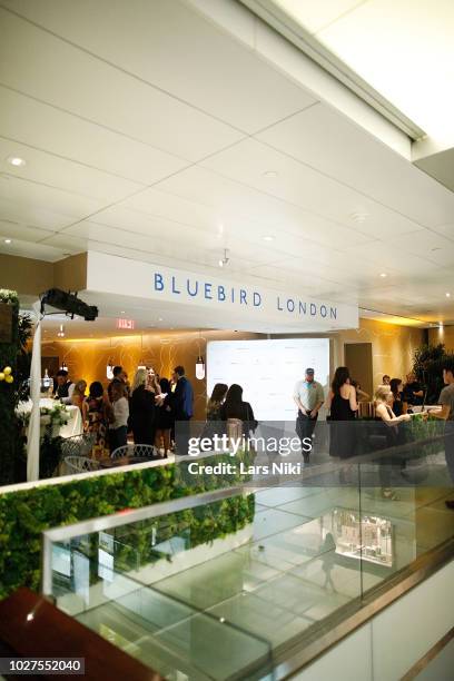 General atmosphere during the Bluebird London New York City launch party at Bluebird London on September 5, 2018 in New York City.