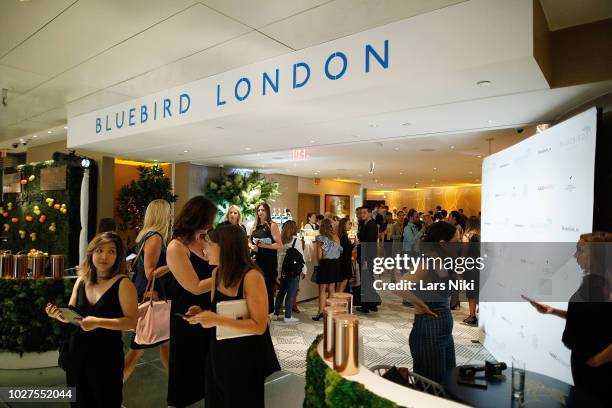 General atmosphere during the Bluebird London New York City launch party at Bluebird London on September 5, 2018 in New York City.