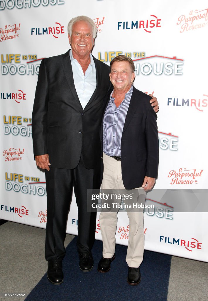 Danny Rostrata Ron Danta and Danny Robertshaw attend the premiere of FilmRise's ...