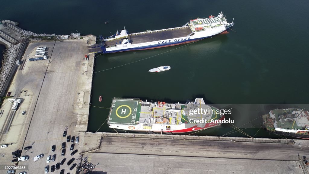 MTA Oruc Reis seismic research vessel
