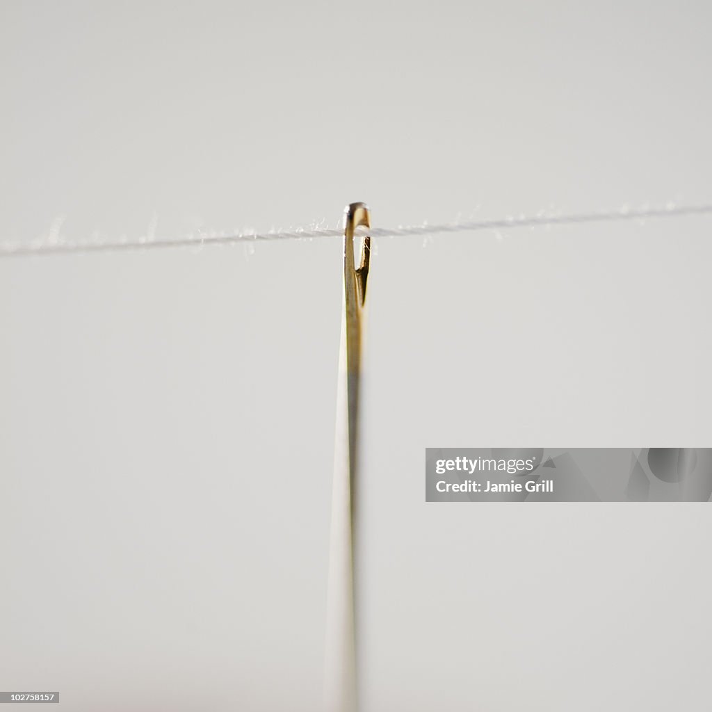 Single Threading Needle Threaded Needle High-Res Stock Photo - Getty Images