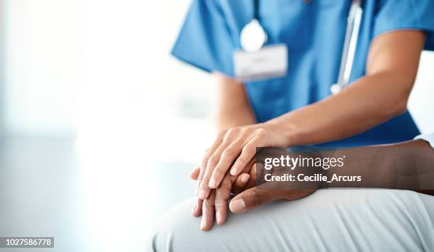 your health is my top priority - holding hands hospital stock pictures, royalty-free photos & images