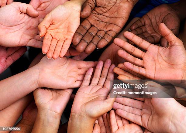 hands - multiculturalism stock pictures, royalty-free photos & images