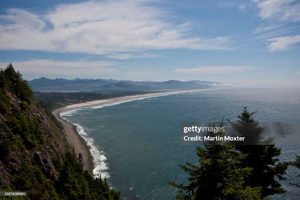 View over Tillamook-Manzanita Bay, Oregon, USA
