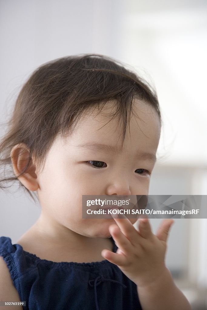 Portrait of preschool age girl