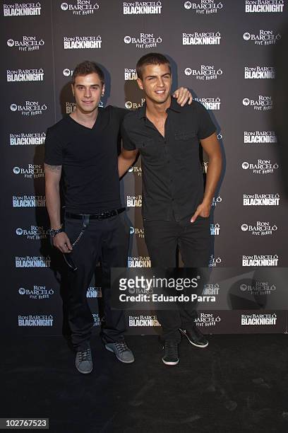 Maxi Iglesias attends Ron Barcelo black night photocall at Palacio de los Deportes on July 9, 2010 in Madrid, Spain.