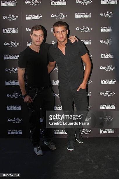 Maxi Iglesias attends Ron Barcelo black night photocall at Palacio de los Deportes on July 9, 2010 in Madrid, Spain.