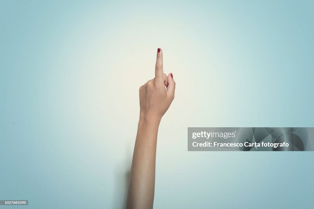 Getty Hand Sign Hand Sign High-Res Stock Photo - Getty Images
