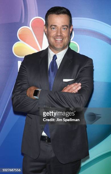 Host Carson Daly attends the NBC Fall New York Junket at Four Seasons Hotel New York on September 6, 2018 in New York City.