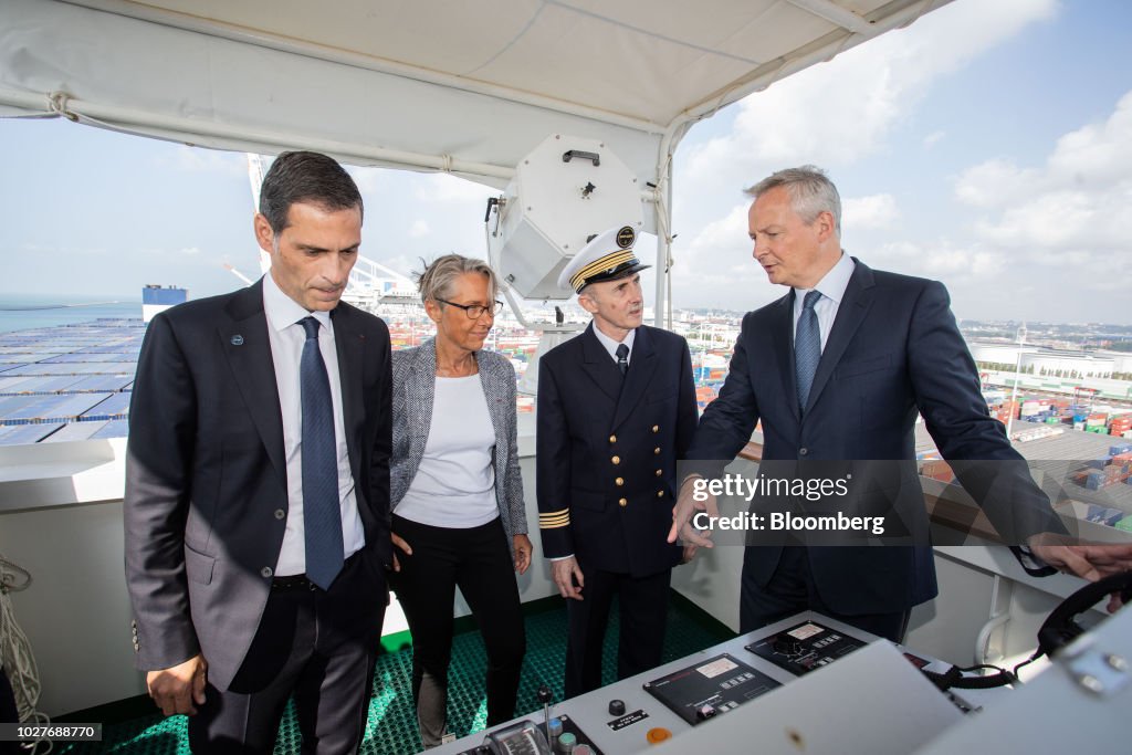 France's Largest Container Ship Inauguration