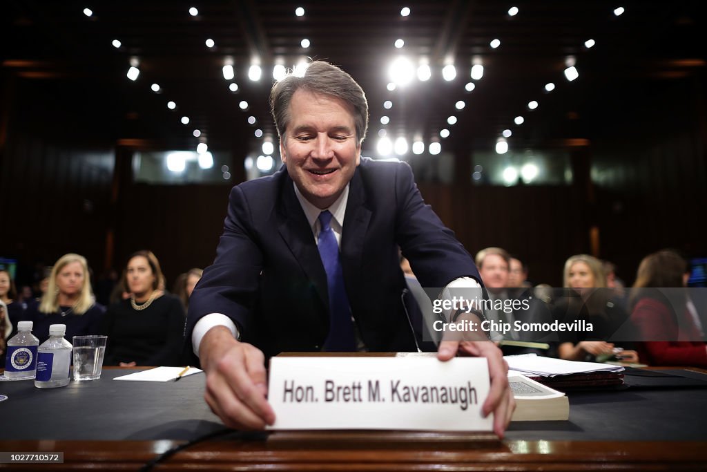 Senate Holds Confirmation Hearing For Brett Kavanaugh To Be Supreme Court Justice