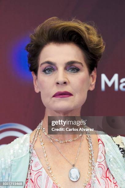 Antonia DellÕAtte attends 'Master Chef Celebrity' photocall at Palacio de Congresos Europa during the FesTVal 2018 on September 6, 2018 in...