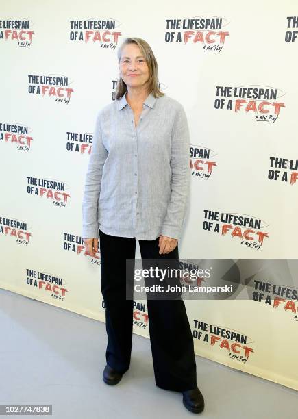 Cherry Jones attends "The Lifespan Of A Fact" meet & greet at The New 42nd Street Studios on September 6, 2018 in New York City.