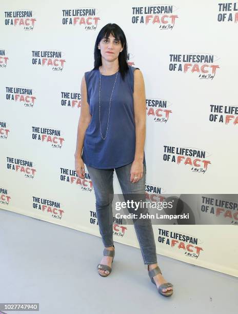 Director Leigh Silverman attends "The Lifespan Of A Fact" meet & greet at The New 42nd Street Studios on September 6, 2018 in New York City.