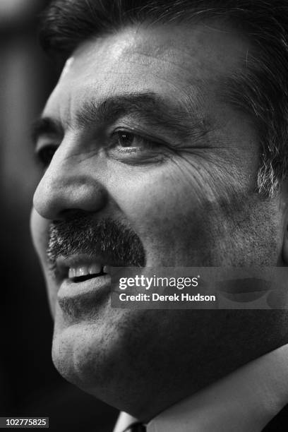 Deputy Prime Minister and Minister of Foreign Affairs for Turkey Abdullah Gul poses for a portrait shoot in Paris, France.