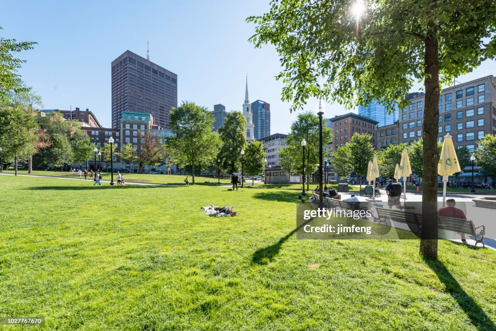 Boston Common public park