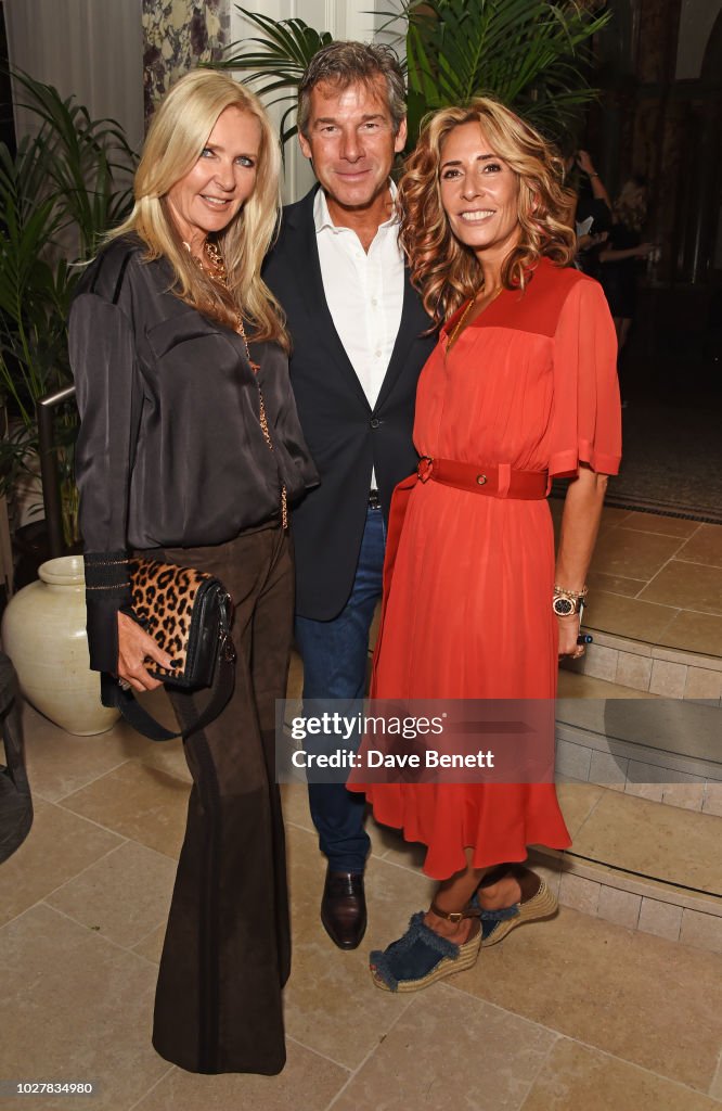 Tara Rivkin Amanda Wakeley, Hugh Morrison and Tara Bernerd attend a party hosted ...
