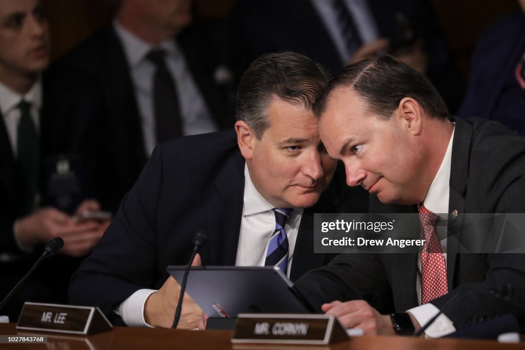 Senate Holds Confirmation Hearing For Brett Kavanaugh To Be Supreme Court Justice