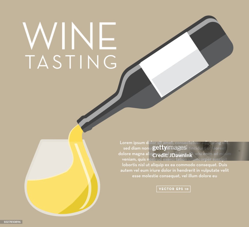 Weinproben und Verkostung Banner Template-designs