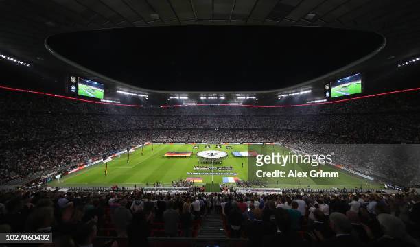 General view prior to the UEFA Nations League group A match between Germany and France at Allianz Arena on September 6, 2018 in Munich, Germany.
