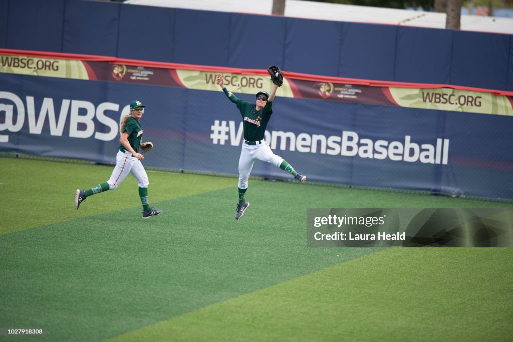 Australia vs Dominican Republic, 2018 Women's Baseball World Cup