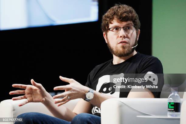 Discord Co-Founder and CEO Jason Citron speaks onstage during Day 2 of TechCrunch Disrupt SF 2018 at Moscone Center on September 6, 2018 in San...