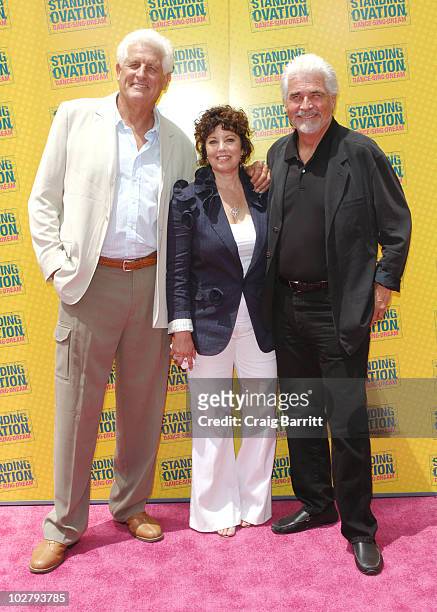 Stewart Raffill, Diane Kirman and James Brolin arrive at the "Standing Ovation" Los Angeles Premiere at Universal CityWalk on July 10, 2010 in...