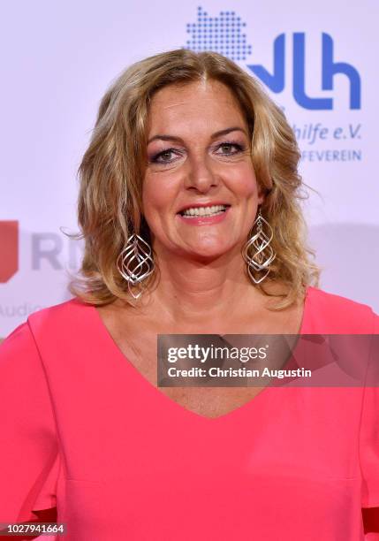 Bettina Tietjen attends the Deutscher Radiopreis at Schuppen 52 on September 6, 2018 in Hamburg, Germany.