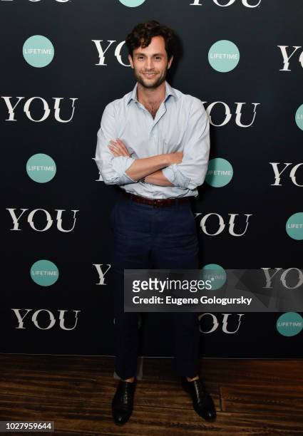 Penn Badgley attends the Screening Of Lifetime's "You" Series Premiere on September 5, 2018 in New York City.