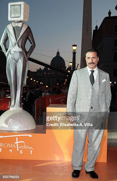 Andy Garcia arrives at the Roma Fiction Fest 2010 Ceremony Awards at Auditorium Conciliazione on July 10, 2010 in Rome, Italy.