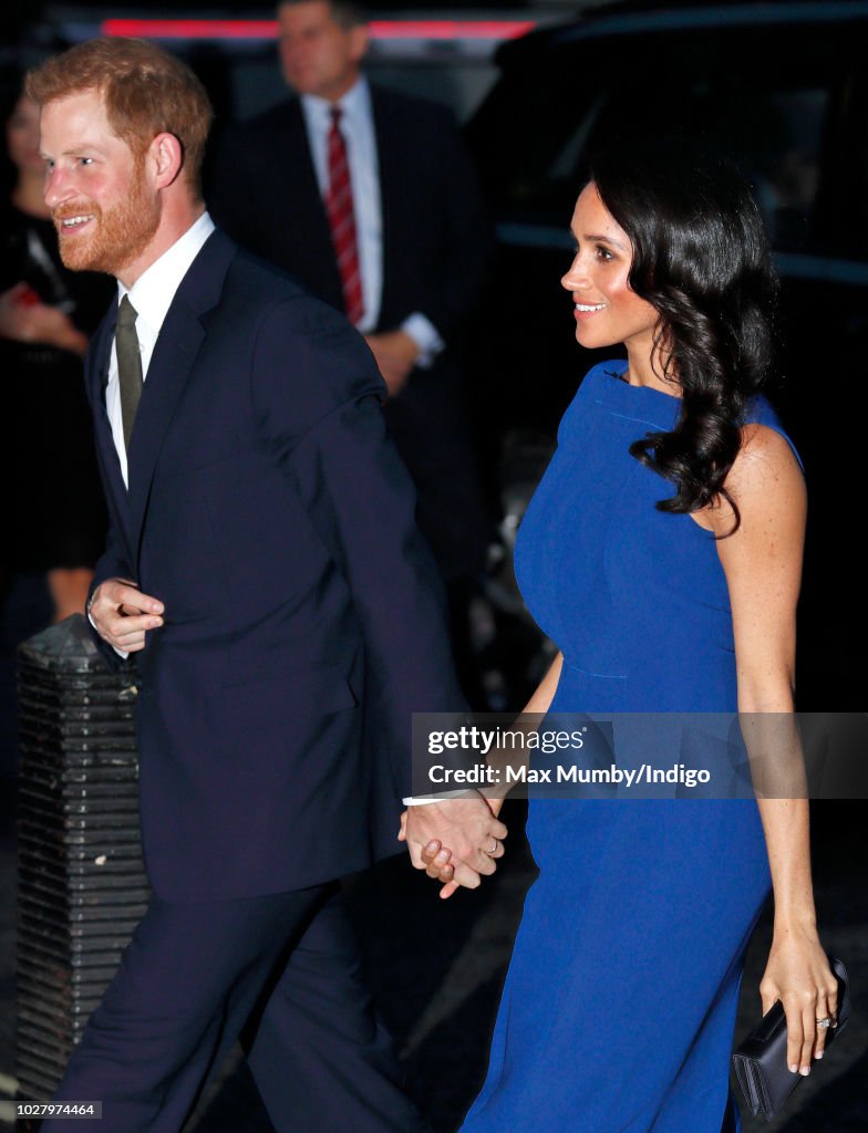 The Duke & Duchess Of Sussex Attend "100 Days Of Peace" Commemorative Concert