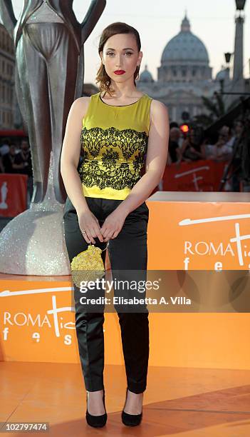 Chiara Francini arrives at the Roma Fiction Fest 2010 Ceremony Awards at Auditorium Conciliazione on July 10, 2010 in Rome, Italy.