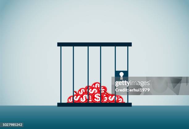 prison - restraining stock illustrations