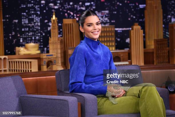 Episode 0919 -- Pictured: Model Kendall Jenner during an interview on September 6, 2018 --