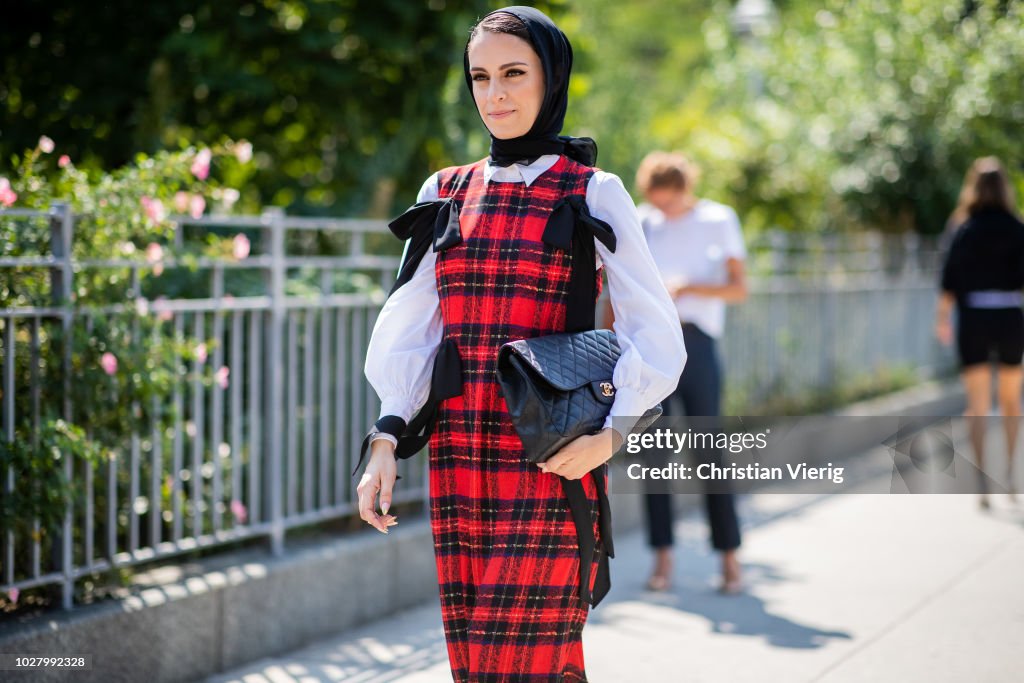 Street Style - New York Fashion Week September 2018 - Day 2