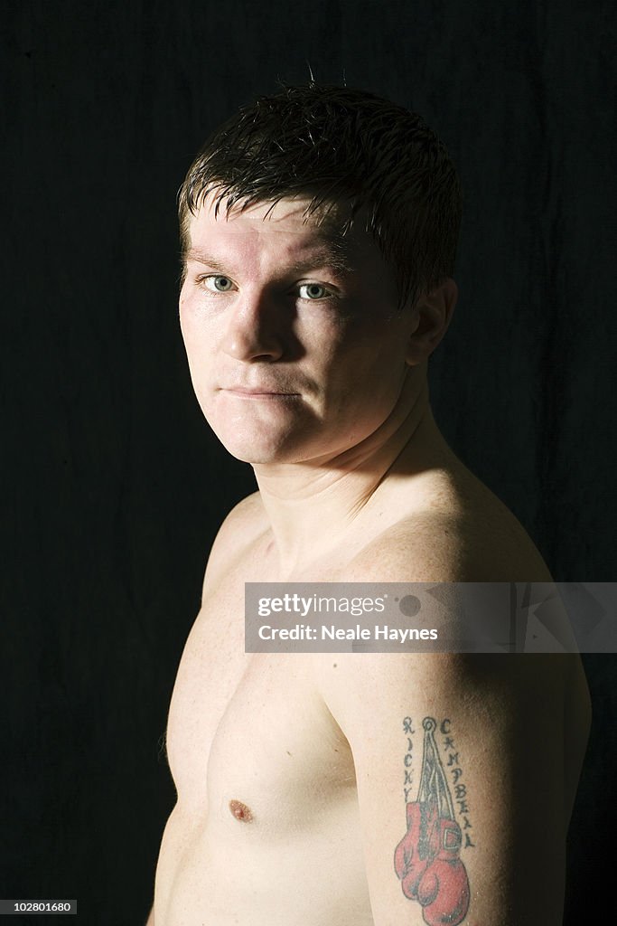 Manchester Ricky Boxer Boxer Ricky Hatton poses for a portrait shoot in Manchester, England ...