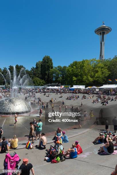 orgulho - seattle center - fotografias e filmes do acervo