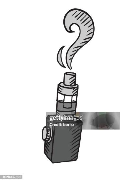 vaporizer - vaping stock illustrations